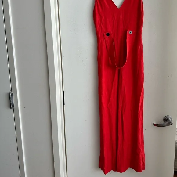 10 Crosby Derek Lam x Intermix Red Jumpsuit